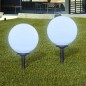 vidaXL Lámparas de camino de jardín 2 uds LED 30 cm con pincho vidaXL Lámparas de camino de jardín 2 uds LED 30 cm con pincho