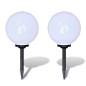 vidaXL Lámparas de camino de jardín 2 uds LED 30 cm con pincho vidaXL Lámparas de camino de jardín 2 uds LED 30 cm con pincho