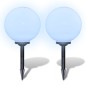 vidaXL Lámparas de camino de jardín 2 uds LED 30 cm con pincho vidaXL Lámparas de camino de jardín 2 uds LED 30 cm con pincho