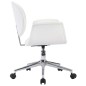 vidaXL Sillas de comedor giratorias 2 unidades cuero sintético blanco vidaXL Sillas de comedor giratorias 2 unidades cuero sintético blanco