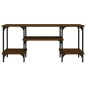 vidaXL Mueble de TV madera contrachapada marrón roble 102x35x45,5 cm