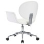 vidaXL Sillas de comedor giratorias 2 unidades cuero sintético blanco vidaXL Sillas de comedor giratorias 2 unidades cuero sintético blanco
