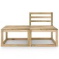 vidaXL Set de muebles de jardín 2 pzas madera de pino impregnada verde vidaXL Set de muebles de jardín 2 pzas madera de pino impregnada verde
