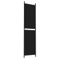 vidaXL Biombo divisor de 3 paneles de tela negro 150x200 cm vidaXL Biombo divisor de 3 paneles de tela negro 150x200 cm