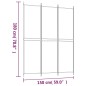 vidaXL Biombo divisor de 3 paneles de tela negro 150x200 cm vidaXL Biombo divisor de 3 paneles de tela negro 150x200 cm