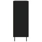 vidaXL Aparador de madera de ingeniería negro 69,5x34x90 cm vidaXL Aparador de madera de ingeniería negro 69,5x34x90 cm