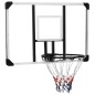 vidaXL Tablero de baloncesto policarbonato transparente 106x69x3 cm vidaXL Tablero de baloncesto policarbonato transparente 106x69x3 cm