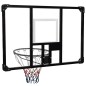 vidaXL Tablero de baloncesto policarbonato transparente 106x69x3 cm vidaXL Tablero de baloncesto policarbonato transparente 106x69x3 cm