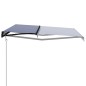 vidaXL Toldo automático retráctil azul y blanco 600x300 cm vidaXL Toldo automático retráctil azul y blanco 600x300 cm