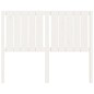 vidaXL Cabecero de cama madera maciza de pino blanco 125,5x4x100 cm vidaXL Cabecero de cama madera maciza de pino blanco 125,5x4x100 cm