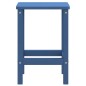 vidaXL Mesa de jardín Adirondack HDPE azul agua 38x38x46 cm vidaXL Mesa de jardín Adirondack HDPE azul agua 38x38x46 cm