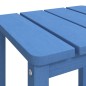 vidaXL Mesa de jardín Adirondack HDPE azul agua 38x38x46 cm vidaXL Mesa de jardín Adirondack HDPE azul agua 38x38x46 cm