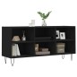 vidaXL Mueble de TV madera de ingeniería negro 103,5x30x50 cm vidaXL Mueble de TV madera de ingeniería negro 103,5x30x50 cm