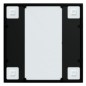 vidaXL Espejo de pared metal negro 40x40 cm vidaXL Espejo de pared metal negro 40x40 cm