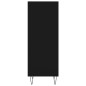 vidaXL Aparador de madera de ingeniería negro 34,5x32,5x90 cm vidaXL Aparador de madera de ingeniería negro 34,5x32,5x90 cm