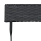 vidaXL Sillas cafetería plegables 2 uds acero y ratán sintético negro vidaXL Sillas cafetería plegables 2 uds acero y ratán sintético negro