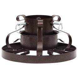 vidaXL Soporte para árbol de Navidad cobre envejecido 29x29x15,5 cm