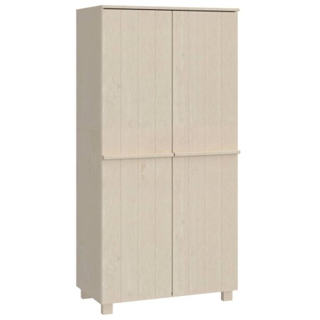 vidaXL Armario HAMAR madera pino maciza marrón miel 89x50x180 cm