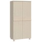vidaXL Armario HAMAR madera pino maciza marrón miel 89x50x180 cm vidaXL Armario HAMAR madera pino maciza marrón miel 89x50x180 cm