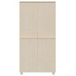vidaXL Armario HAMAR madera pino maciza marrón miel 89x50x180 cm vidaXL Armario HAMAR madera pino maciza marrón miel 89x50x180 cm