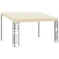 vidaXL Cenador con montaje en la pared crema 4x3x2,5 m vidaXL Cenador con montaje en la pared crema 4x3x2,5 m