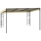 vidaXL Cenador con montaje en la pared crema 4x3x2,5 m vidaXL Cenador con montaje en la pared crema 4x3x2,5 m
