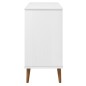 vidaXL Aparador MOLDE madera maciza de pino blanca 90x40x80 cm vidaXL Aparador MOLDE madera maciza de pino blanca 90x40x80 cm