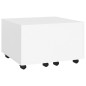 vidaXL Mesa de centro madera contrachapada blanco 60x60x38 cm vidaXL Mesa de centro madera contrachapada blanco 60x60x38 cm