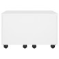 vidaXL Mesa de centro madera contrachapada blanco 60x60x38 cm vidaXL Mesa de centro madera contrachapada blanco 60x60x38 cm