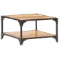 vidaXL Mesa de centro de madera maciza de mango 60x60x35 cm vidaXL Mesa de centro de madera maciza de mango 60x60x35 cm