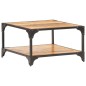 vidaXL Mesa de centro de madera maciza de mango 60x60x35 cm vidaXL Mesa de centro de madera maciza de mango 60x60x35 cm