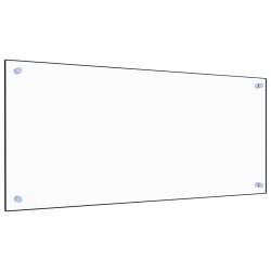 vidaXL Protector contra salpicaduras cocina vidrio templado 90x40 cm
