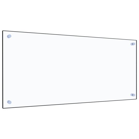 vidaXL Protector contra salpicaduras cocina vidrio templado 90x40 cm
