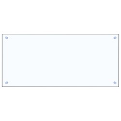 vidaXL Protector contra salpicaduras cocina vidrio templado 90x40 cm