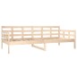 vidaXL Sofá cama madera maciza de pino 90x200 cm vidaXL Sofá cama madera maciza de pino 90x200 cm