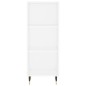 vidaXL Aparador alto contrachapada blanco brillante 34,5x32,5x180 cm vidaXL Aparador alto contrachapada blanco brillante 34,5x32,5x180 cm