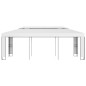 vidaXL Cenador con doble techo blanco 3x6 m vidaXL Cenador con doble techo blanco 3x6 m