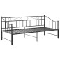 vidaXL Estructura de sofá cama extraíble de metal negro 90x200 cm