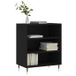 vidaXL Aparador madera de ingeniería negro 57x35x70 cm vidaXL Aparador madera de ingeniería negro 57x35x70 cm
