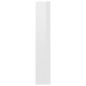 vidaXL Estantería de 4 niveles contrachapada blanco brillo 60x24x142cm vidaXL Estantería de 4 niveles contrachapada blanco brillo 60x24x142cm
