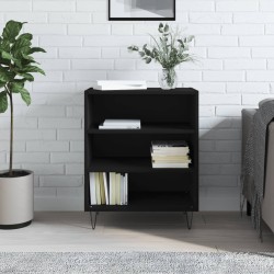 vidaXL Aparador madera de ingeniería negro 57x35x70 cm