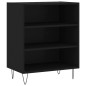 vidaXL Aparador madera de ingeniería negro 57x35x70 cm vidaXL Aparador madera de ingeniería negro 57x35x70 cm
