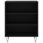 vidaXL Aparador madera de ingeniería negro 57x35x70 cm vidaXL Aparador madera de ingeniería negro 57x35x70 cm