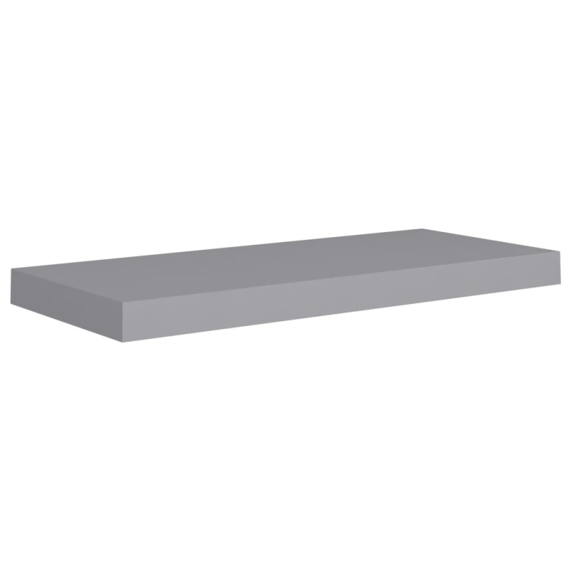 vidaXL Estantes flotantes de pared 4 uds MDF gris 60x23,5x3,8 cm vidaXL Estantes flotantes de pared 4 uds MDF gris 60x23,5x3,8 cm