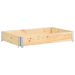 vidaXL Collar de caja de pallet madera maciza de pino 50x150 cm