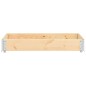 vidaXL Collar de caja de pallet madera maciza de pino 50x150 cm