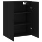 vidaXL Armario de pared negro 69,5x34x90 cm vidaXL Armario de pared negro 69,5x34x90 cm