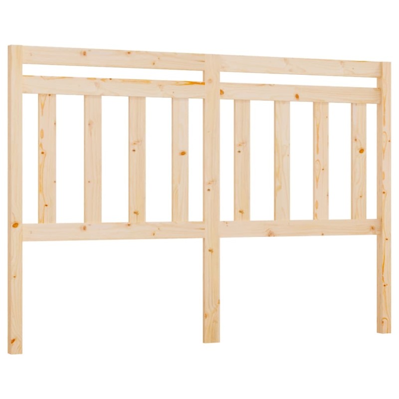 vidaXL Cabecero de cama madera maciza de pino 146x4x100 cm vidaXL Cabecero de cama madera maciza de pino 146x4x100 cm