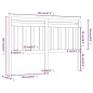 vidaXL Cabecero de cama madera maciza de pino 146x4x100 cm vidaXL Cabecero de cama madera maciza de pino 146x4x100 cm