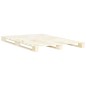 vidaXL Estructura de cama de palés madera maciza de pino 200x200 cm